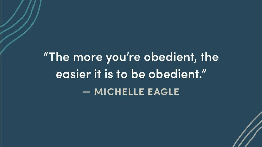 The More You're Obedient