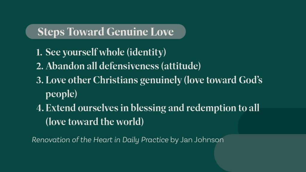 Steps Toward Genuine Love
